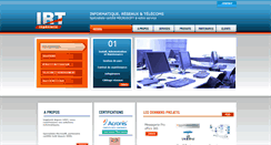 Desktop Screenshot of irt-ingenierie.com